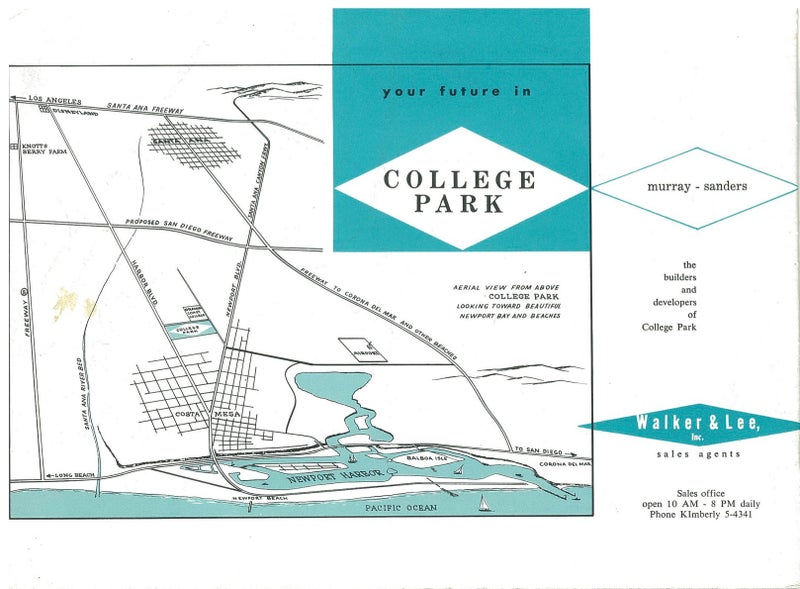 Map of College Park, CA